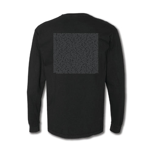 Long Sleeve Chladni Lineup Tee